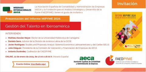 Presentación del Informe Mipyme Iberoamérica 2024 - Invitación